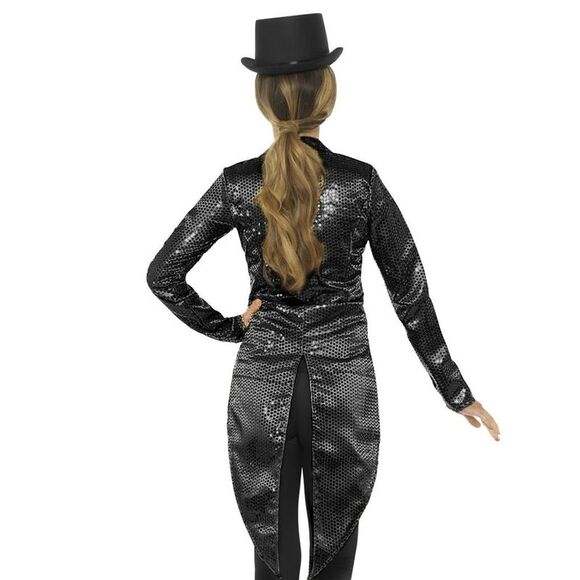 Smiffys Sequin Tailcoat Jacket (36, 38